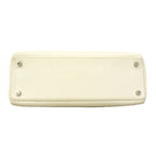 Hermes Handbag Kelly 32 Taurillon Clemence White Silver — view 3
