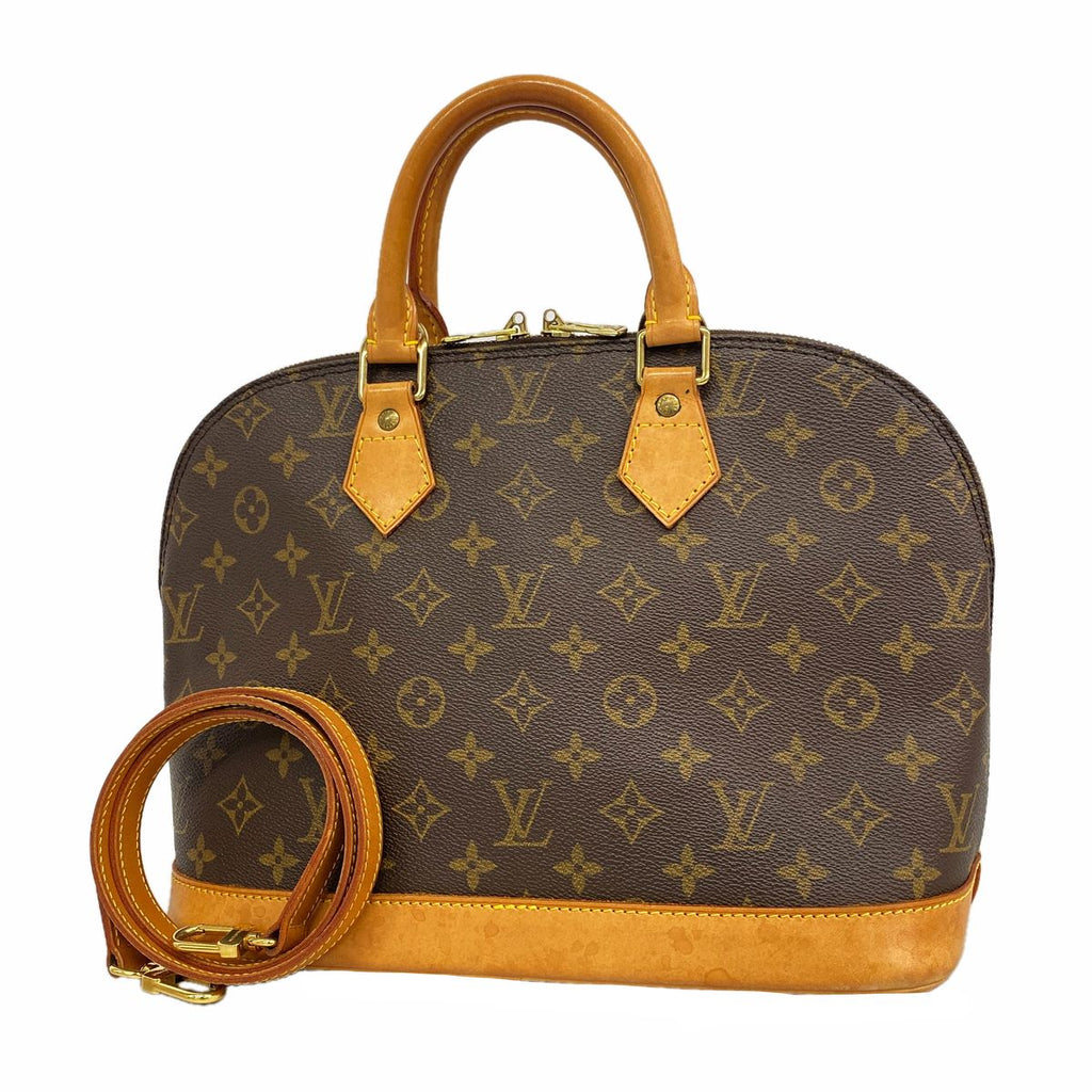 Louis Vuitton Handbag Monogram Alma Brown 2-Way Bag