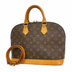 Louis Vuitton Handbag Monogram Alma Brown 2-Way Bag
