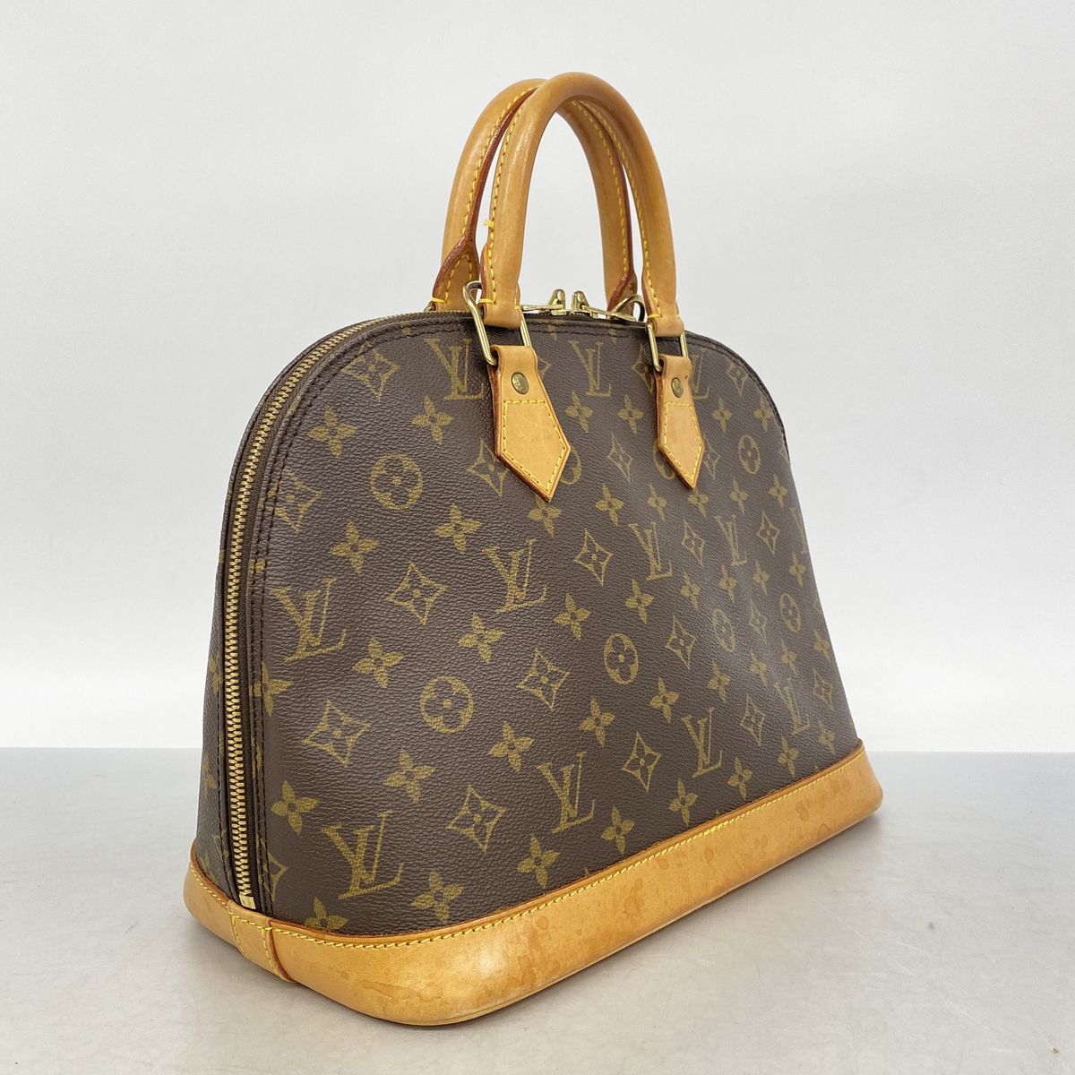 Louis Vuitton Handbag Monogram Alma Brown 2-Way Bag — view 2