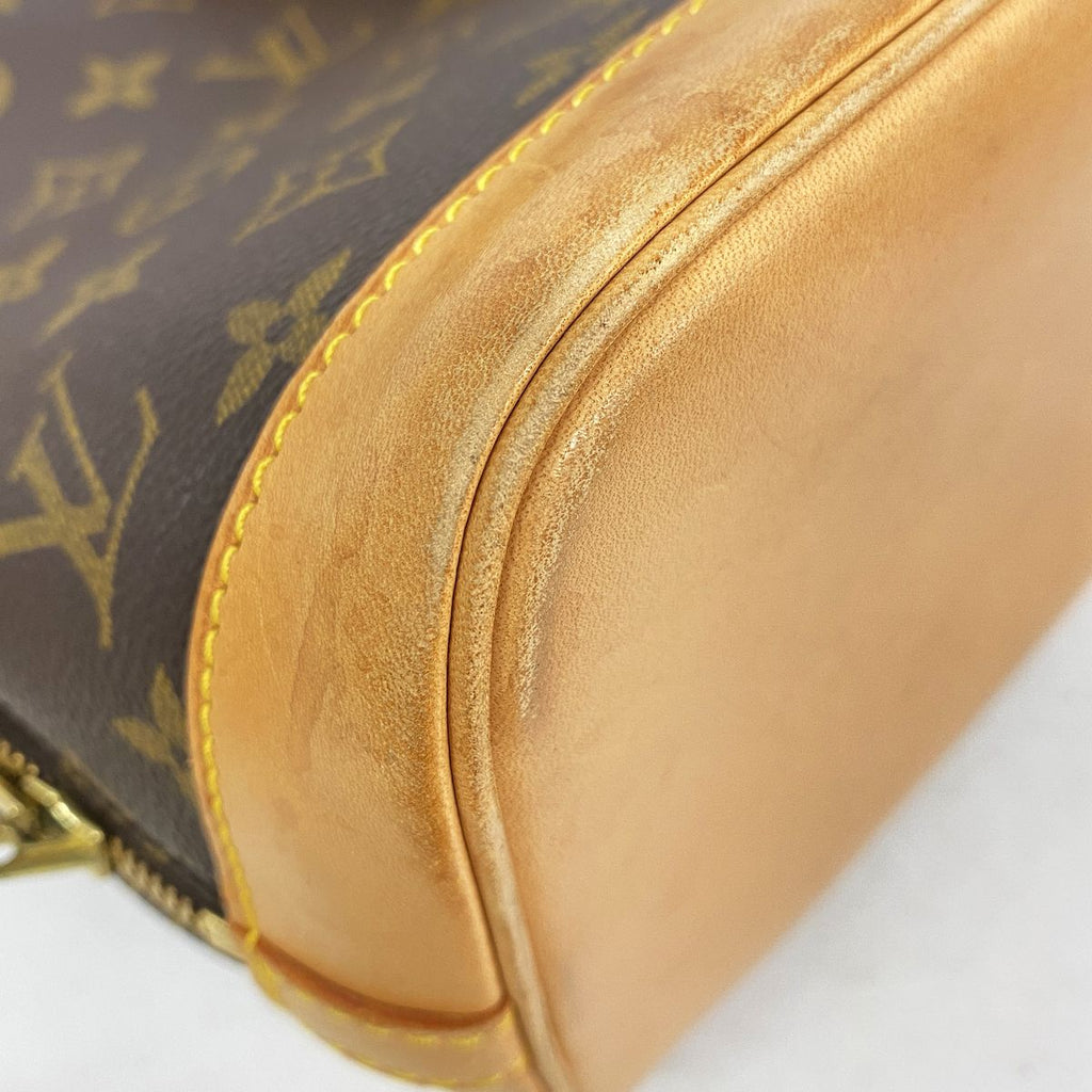 Louis Vuitton Handbag Monogram Alma Brown 2-Way Bag — view 6
