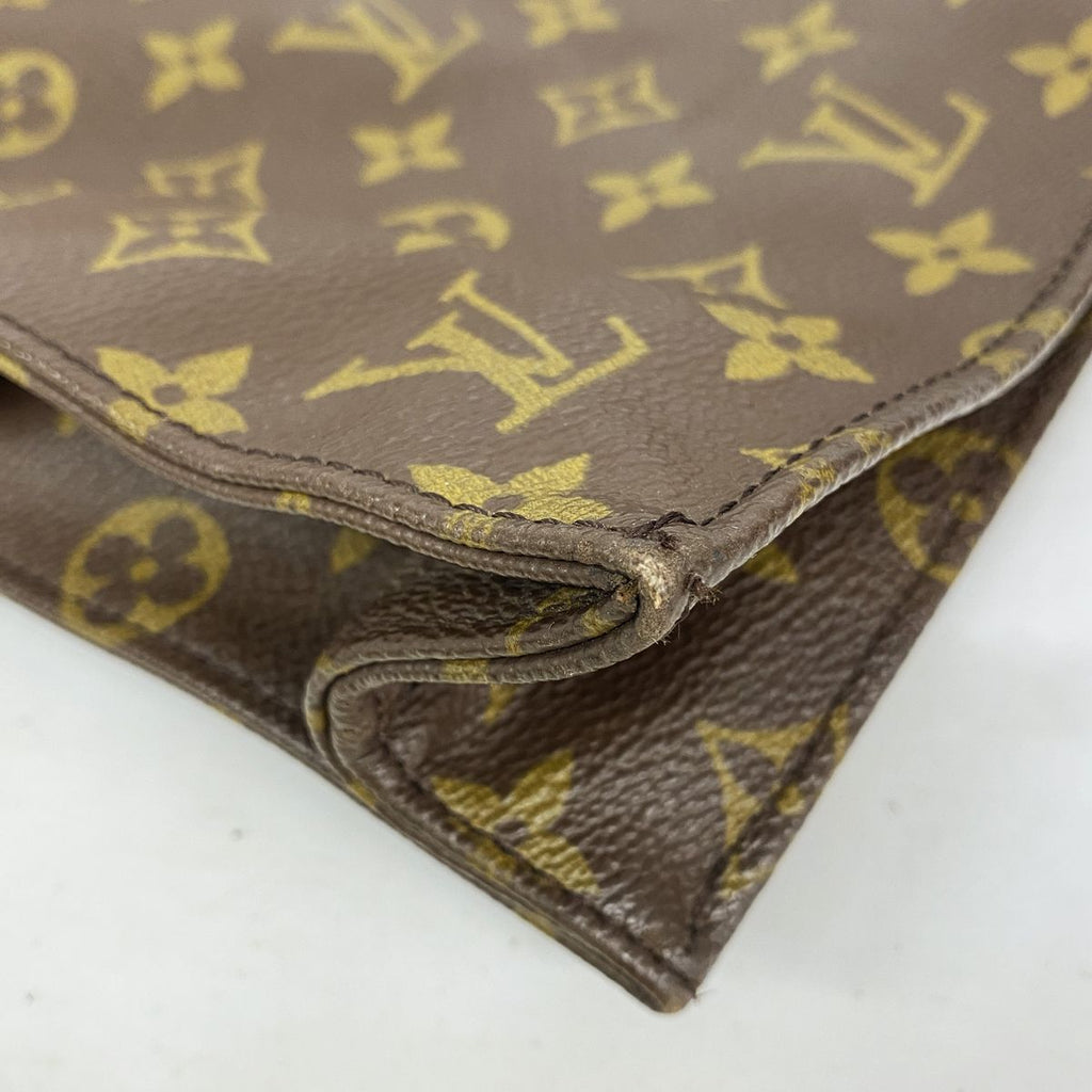 Louis Vuitton Tote Bag Monogram Sac Plat Brown — view 6
