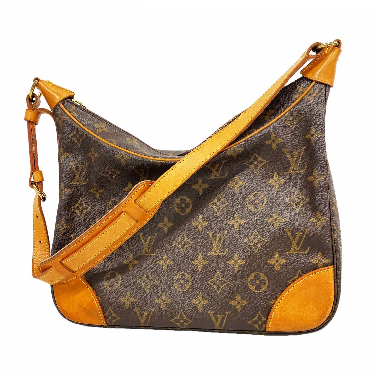 Louis Vuitton Shoulder Bag Monogram Boulogne 30 Brown