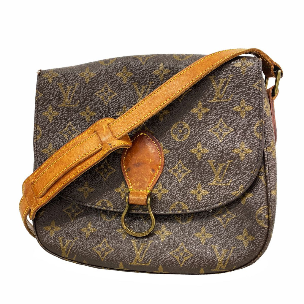 Louis Vuitton Shoulder Bag Monogram Saint Cloud GM Brown