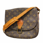 Louis Vuitton Shoulder Bag Monogram Saint Cloud GM Brown