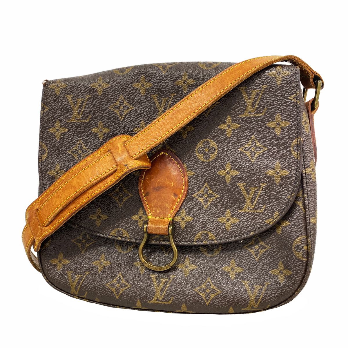 Louis Vuitton Shoulder Bag Monogram Saint Cloud GM Brown