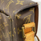 Louis Vuitton Shoulder Bag Monogram Saint Cloud GM Brown — view 8