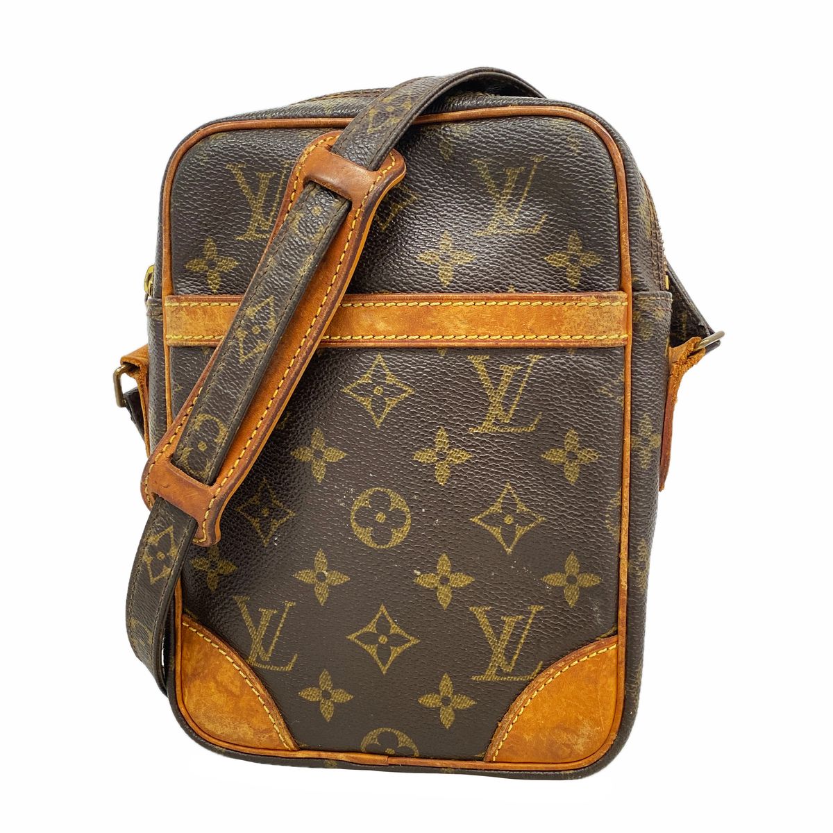 Louis Vuitton Shoulder Bag Monogram Danube Brown