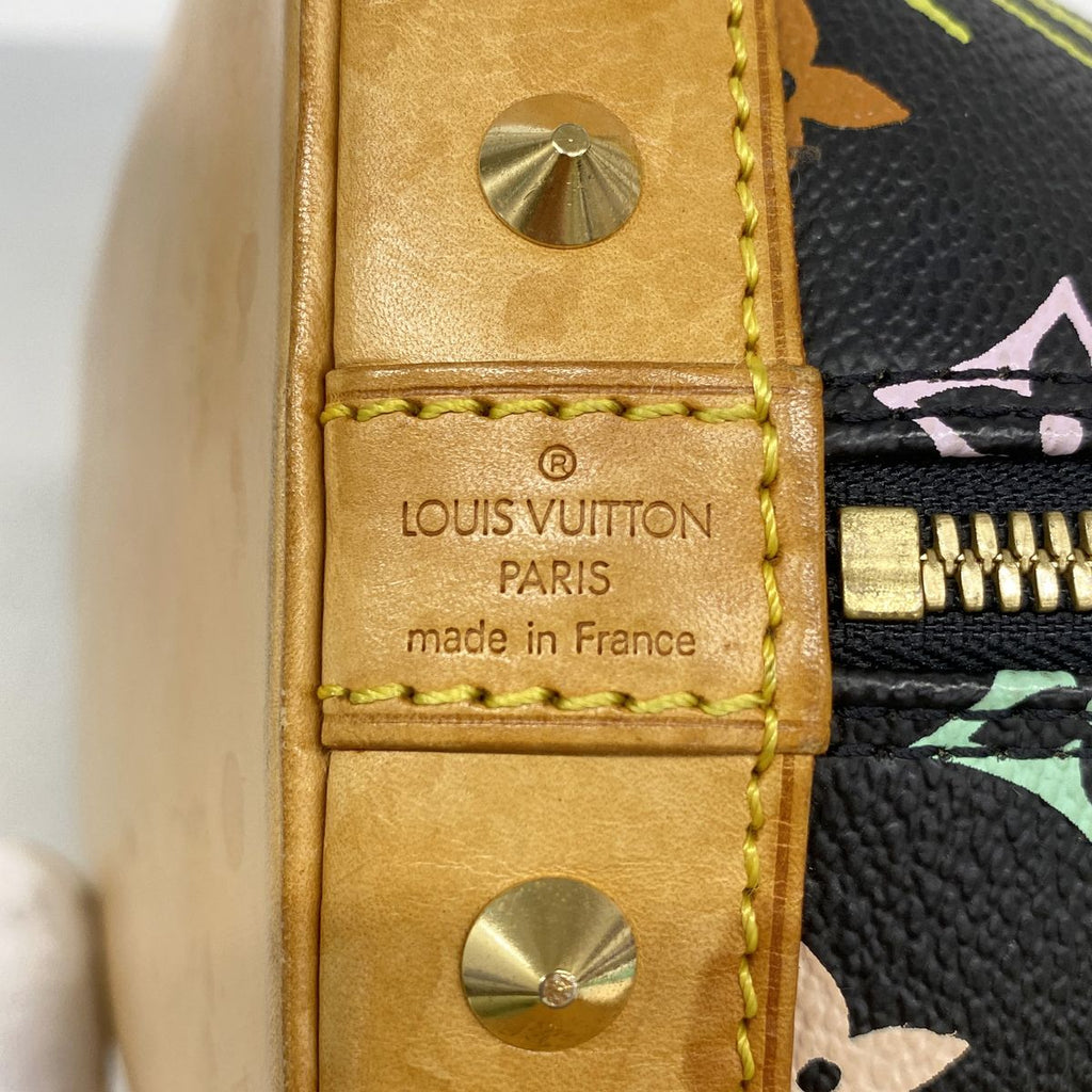 Louis Vuitton Handbag Monogram Multicolor Alma Noir — view 5