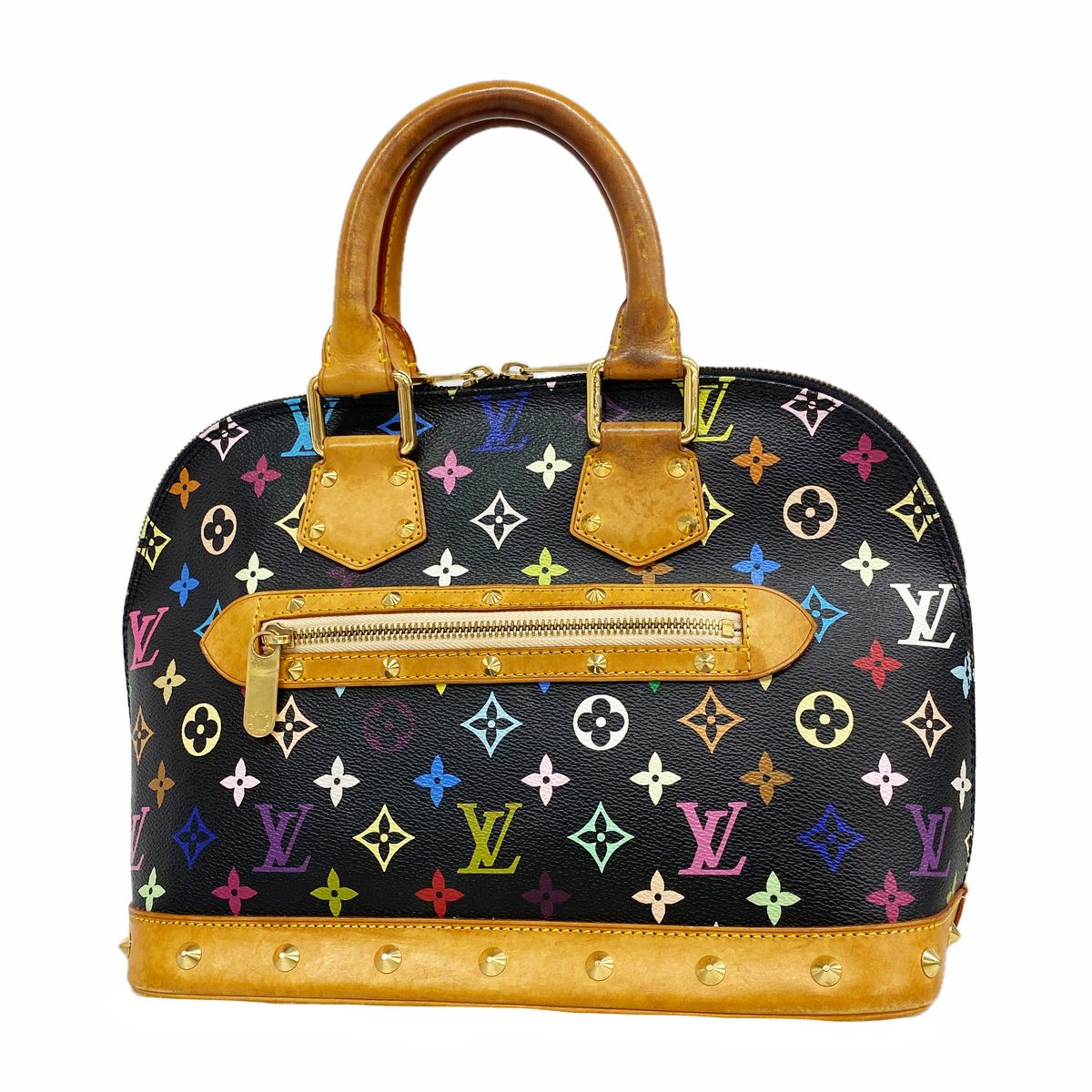 Louis Vuitton Handbag Monogram Multicolor Alma Noir