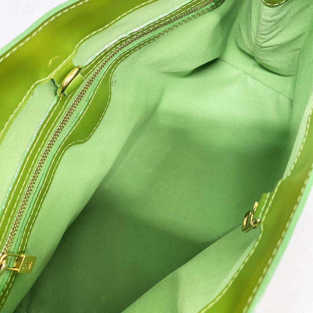 Louis Vuitton Handbag Vernis Wilshire Blue Bird Vert Cles Dies — view 4