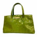 Louis Vuitton Handbag Vernis Wilshire Blue Bird Vert Cles Dies