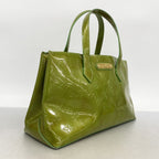Louis Vuitton Handbag Vernis Wilshire Blue Bird Vert Cles Dies — view 2