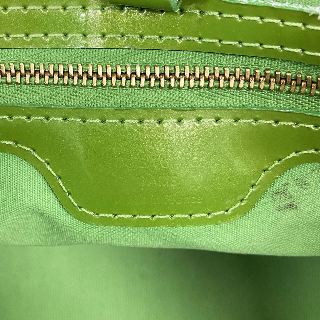 Louis Vuitton Handbag Vernis Wilshire Blue Bird Vert Cles Dies — view 5
