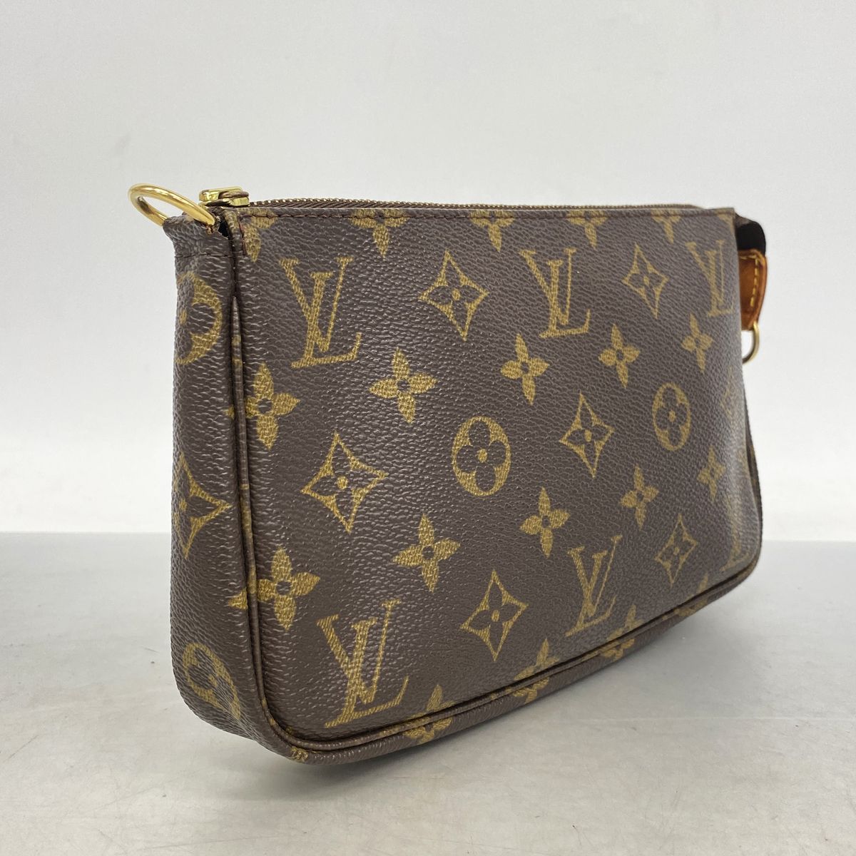 Louis Vuitton Pouch Monogram Pochette Accessory Soir Brown — view 2