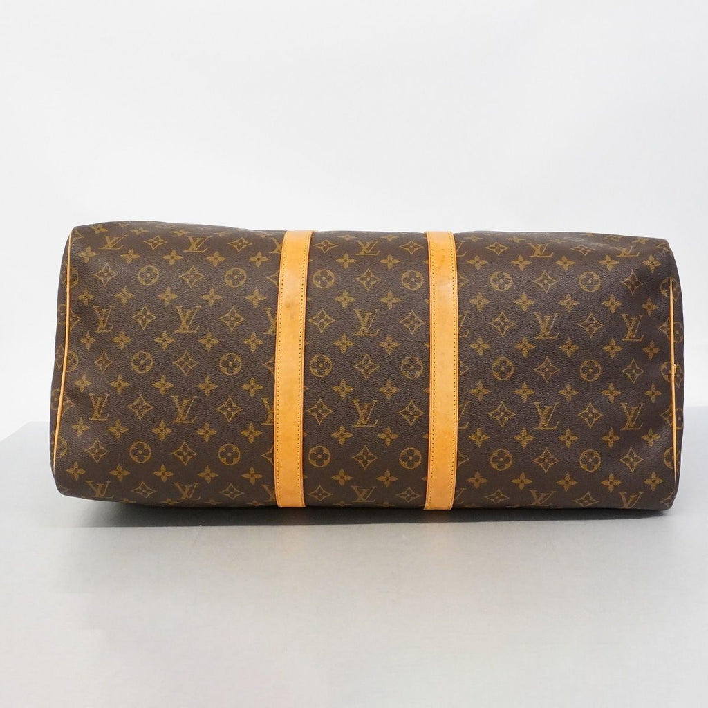 Louis Vuitton Boston Bag Monogram Keepall 55 Brown — view 3