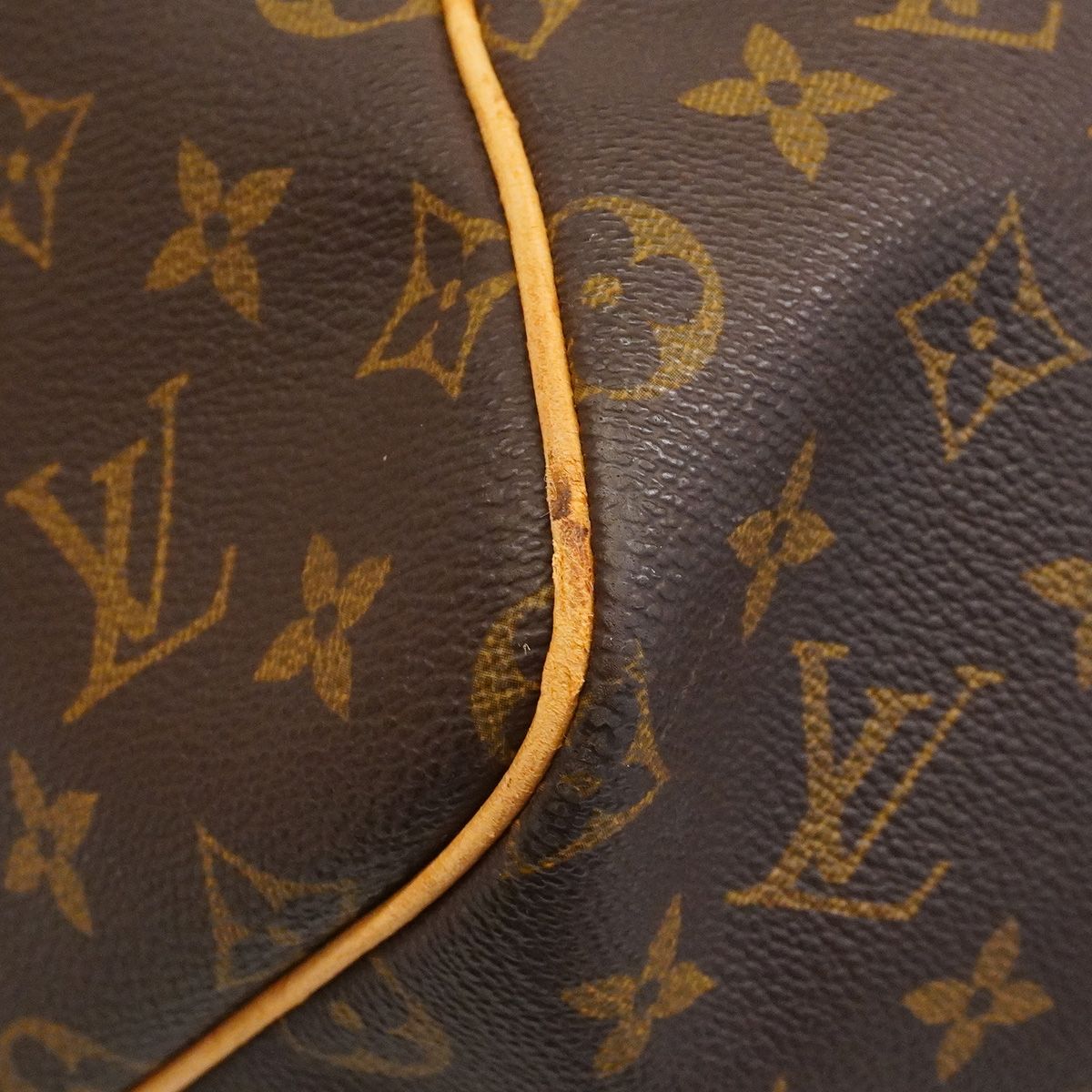 Louis Vuitton Boston Bag Monogram Keepall 55 Brown — view 6