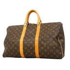 Louis Vuitton Boston Bag Monogram Keepall 45 Brown
