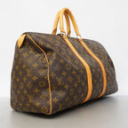 Louis Vuitton Boston Bag Monogram Keepall 45 Brown — view 2
