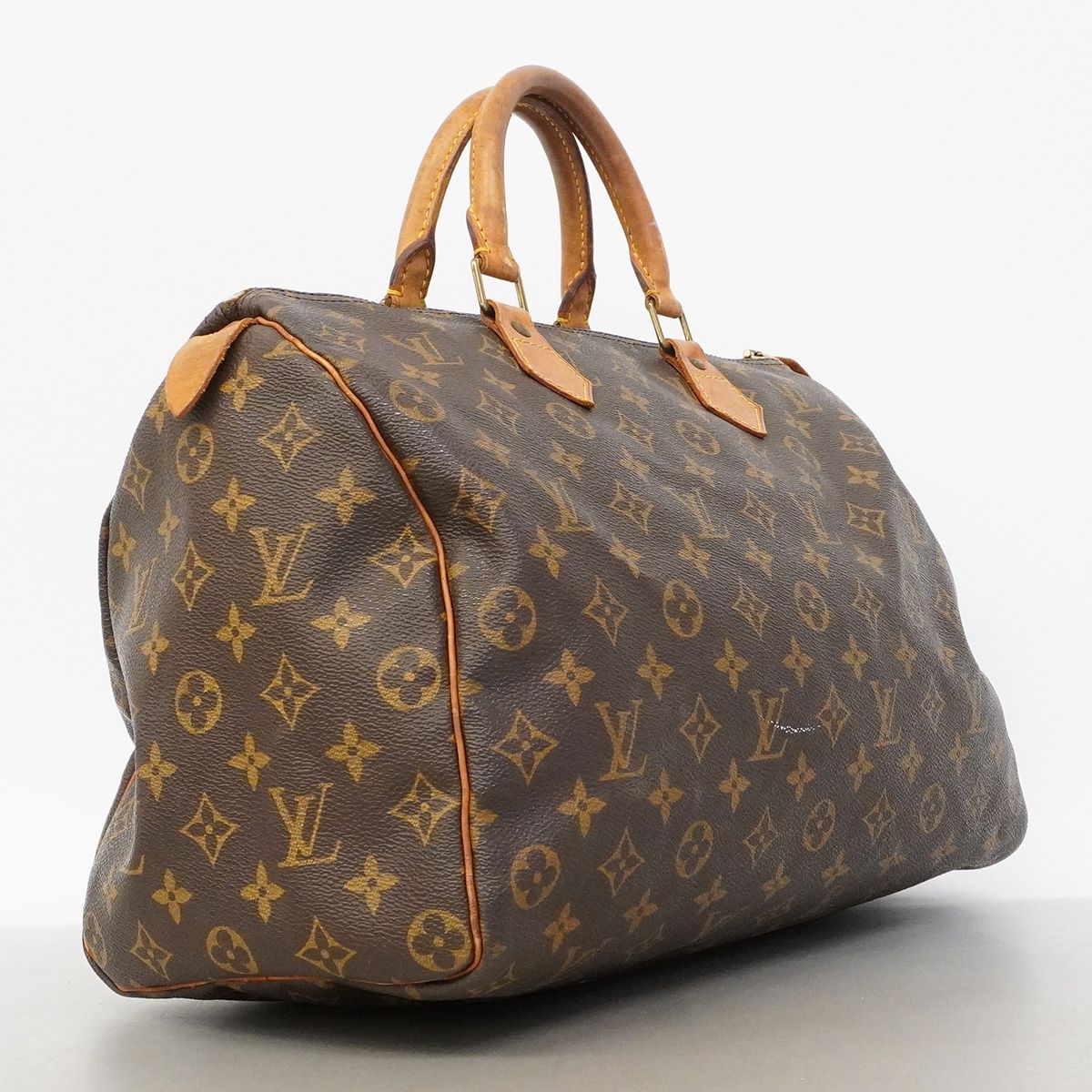 Louis Vuitton Handbag Monogram Speedy 35 Brown — view 2