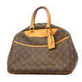 Louis Vuitton Handbag Monogram Deauville Brown