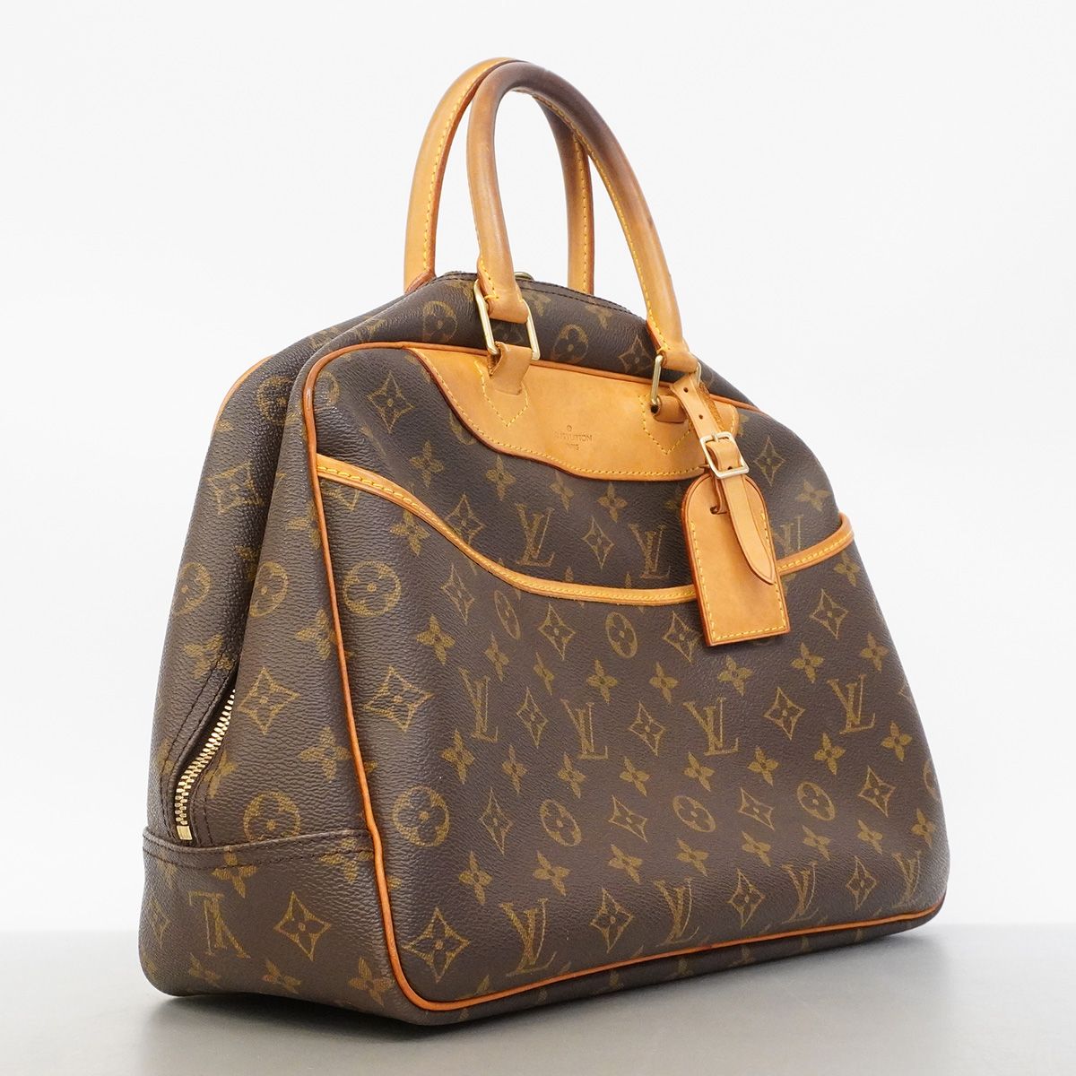 Louis Vuitton Handbag Monogram Deauville Brown — view 2