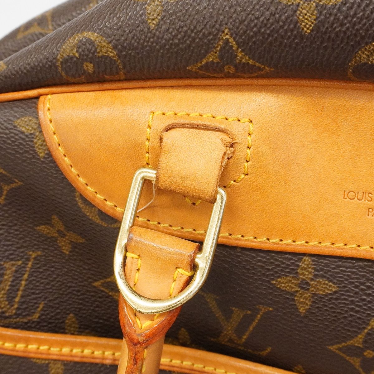 Louis Vuitton Handbag Monogram Deauville Brown — view 6