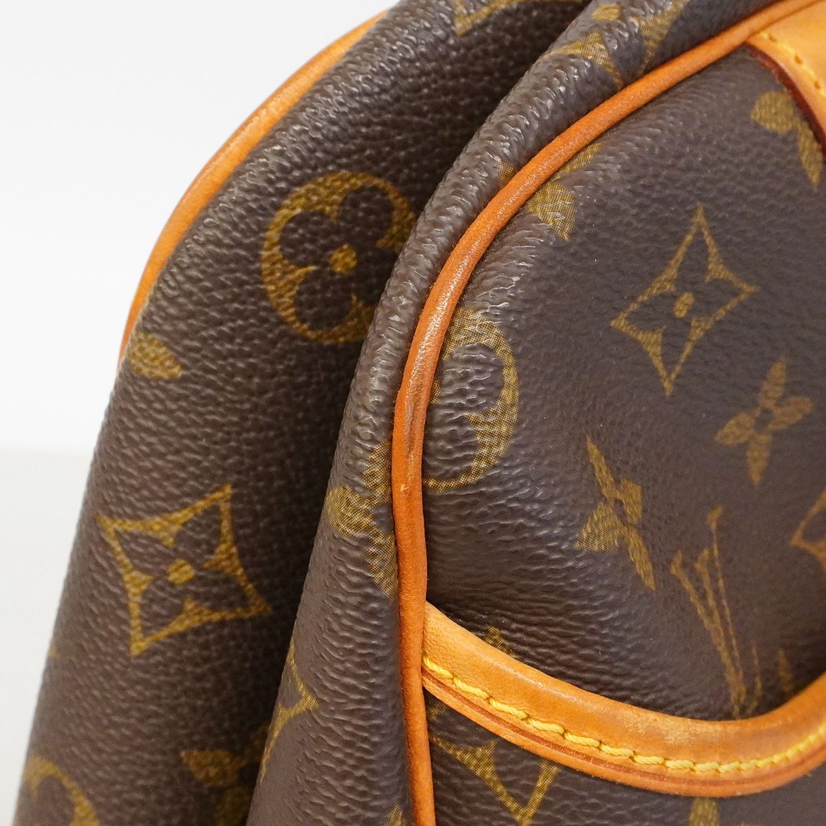 Louis Vuitton Handbag Monogram Deauville Brown — view 7
