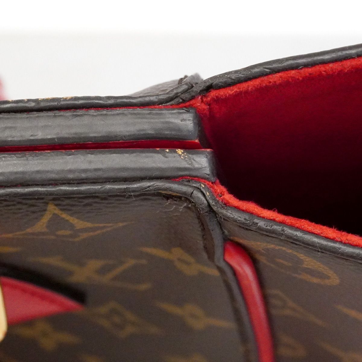Louis Vuitton Handbag Monogram Phoenix PM Brown Coquelicot 2-Way Bag — view 8