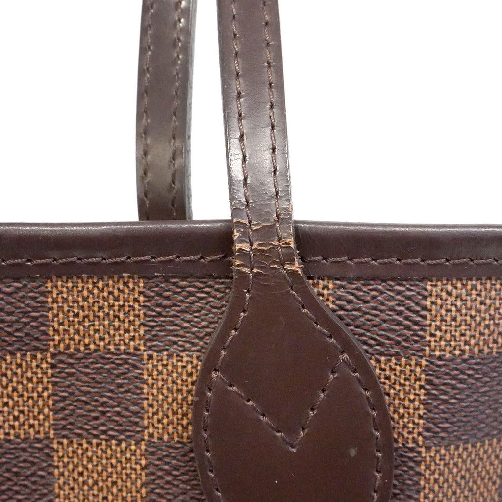 Louis Vuitton Tote Bag Damier Neverfull MM Rose Ballerine Ebene — view 7