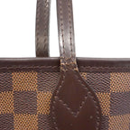 Louis Vuitton Tote Bag Damier Neverfull MM Rose Ballerine Ebene — view 7