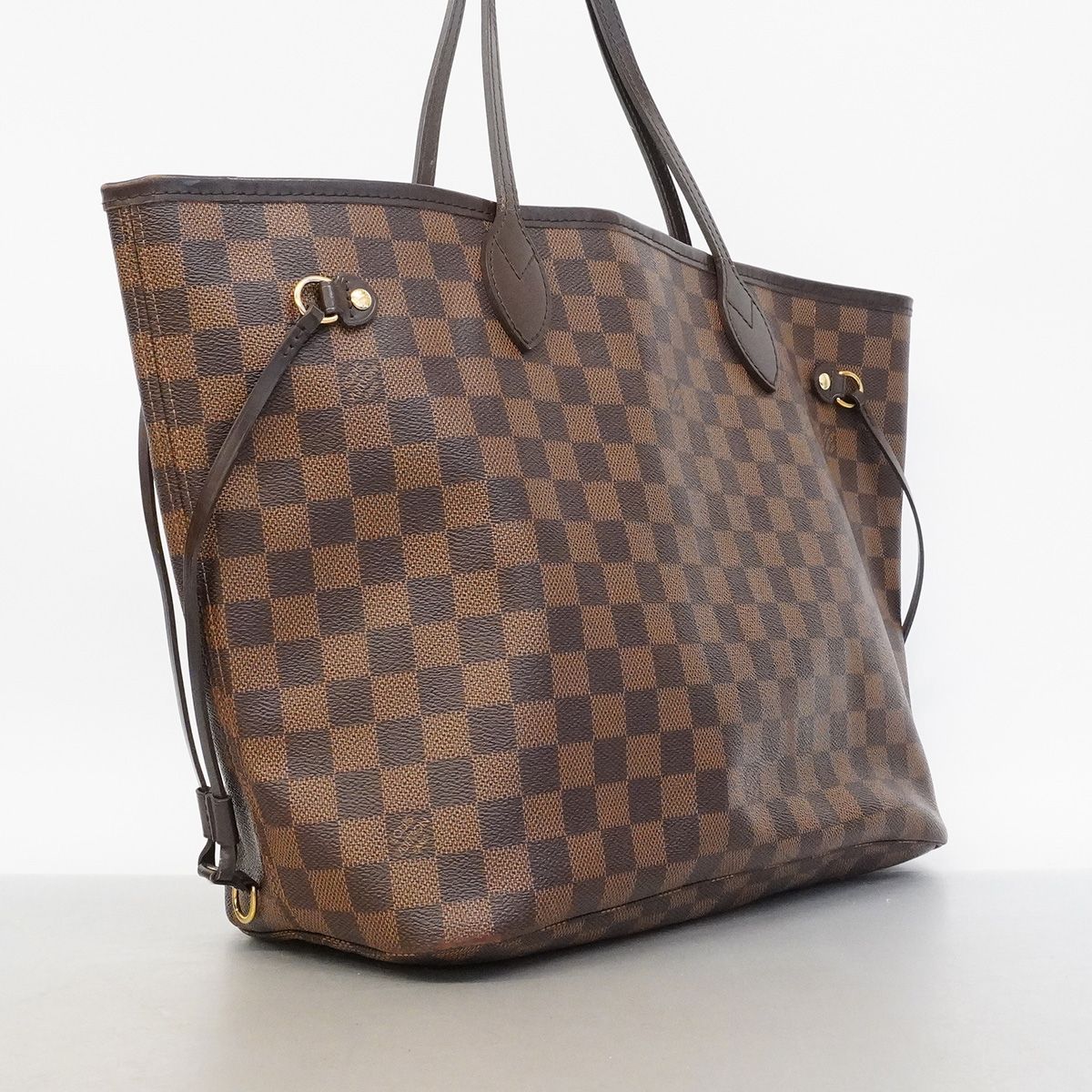 Louis Vuitton Tote Bag Damier Neverfull MM Rose Ballerine Ebene — view 2