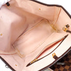 Louis Vuitton Tote Bag Damier Neverfull MM Rose Ballerine Ebene — view 4