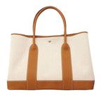 Hermes Tote Bag Neo Garden 41 Toile Ash Negonda Gold Silver — view 6