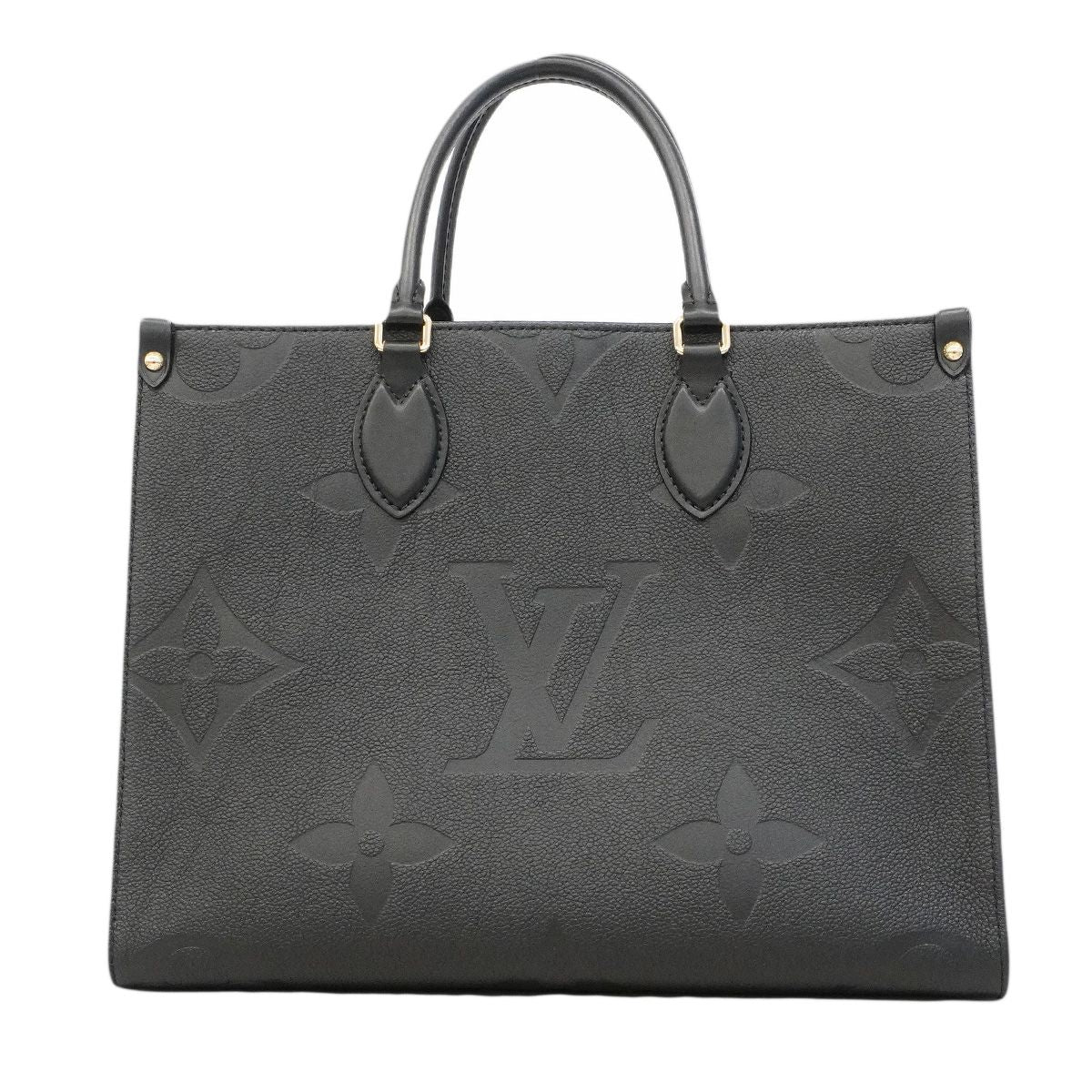 Louis Vuitton Tote Bag Monogram Empreinte On The Go MM Noir — view 8