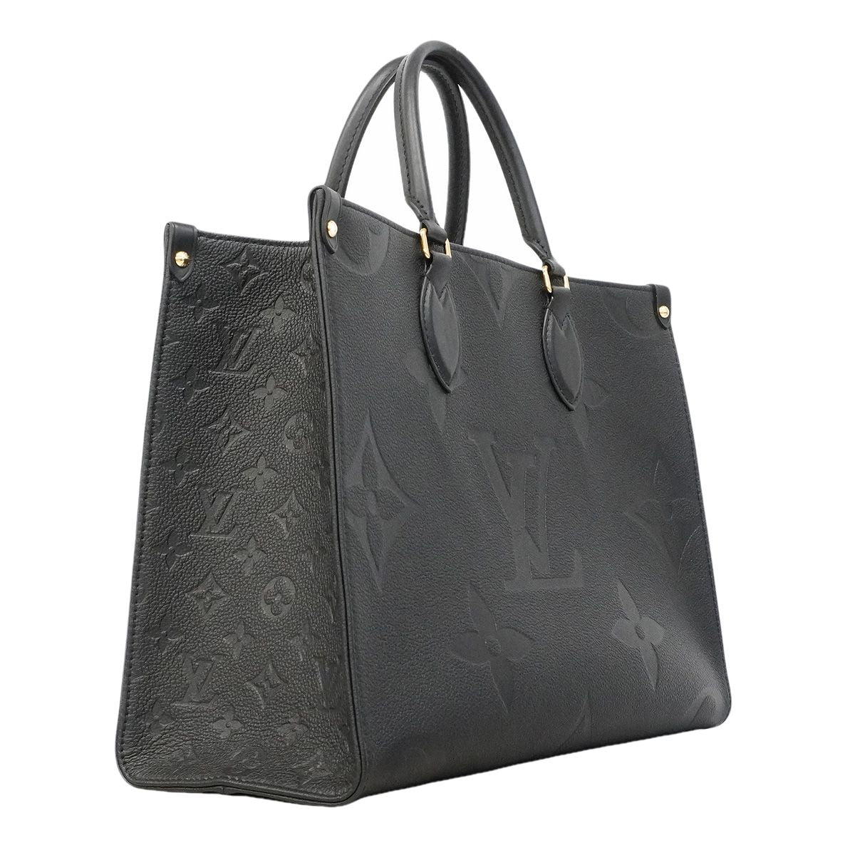 Louis Vuitton Tote Bag Monogram Empreinte On The Go MM Noir — view 2