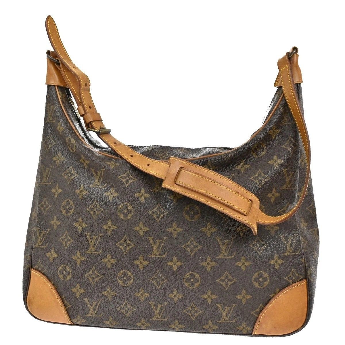 Louis Vuitton Boulogne 35 Shoulder Bag Monogram Leather