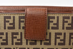 Fendi Wallet Bifold Fold Zucca Pattern Beige Brown — view 4