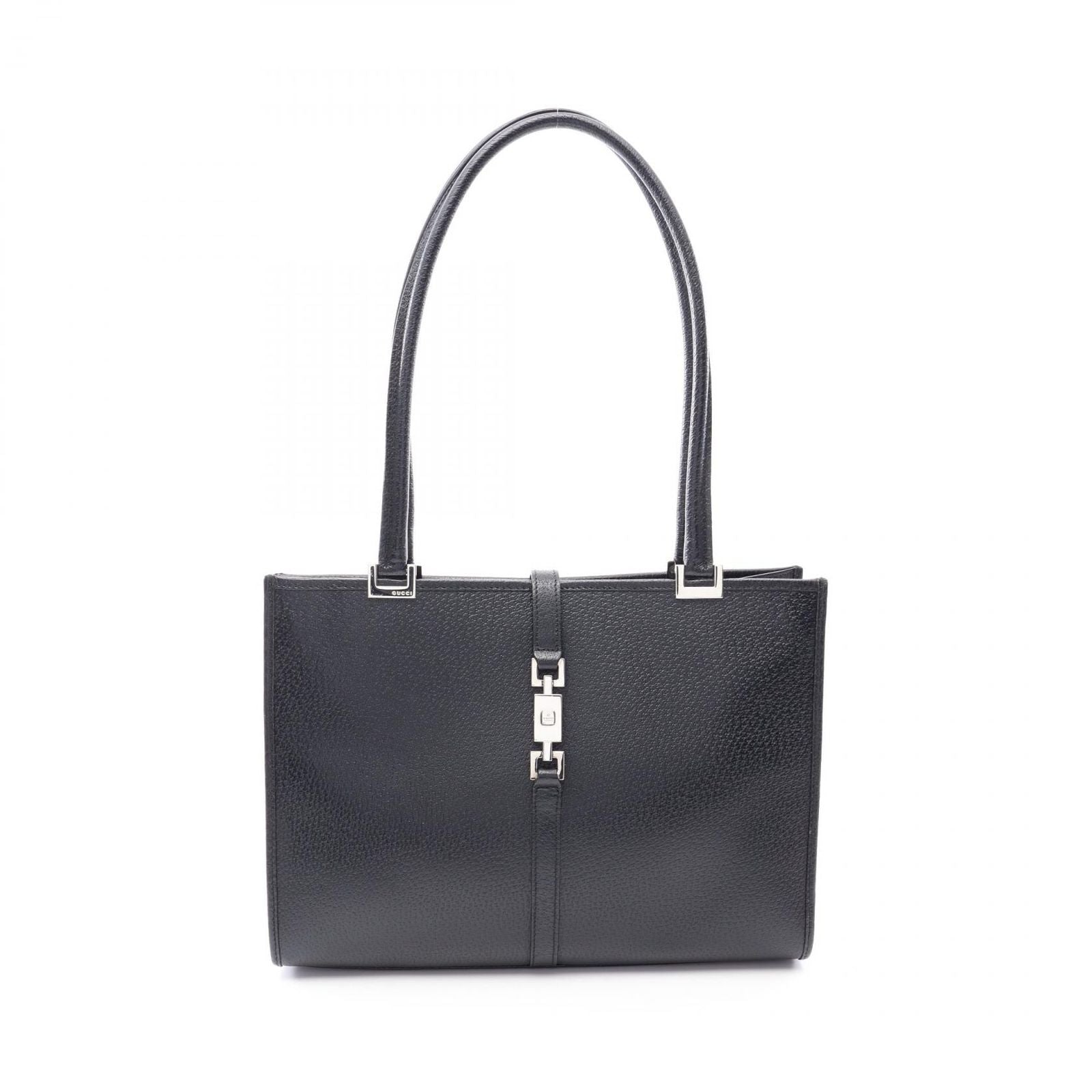 Gucci Tote Bag Jackie 002 Black Leather