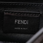 Fendi Shoulder Bag Selleria Baguette 2-Way Dark Brown Leather Mini — view 4