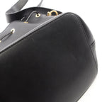Fendi Shoulder Bag Montresor Drawstring Black Leather — view 6