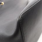 Fendi Shoulder Bag Montresor Drawstring Black Leather — view 7