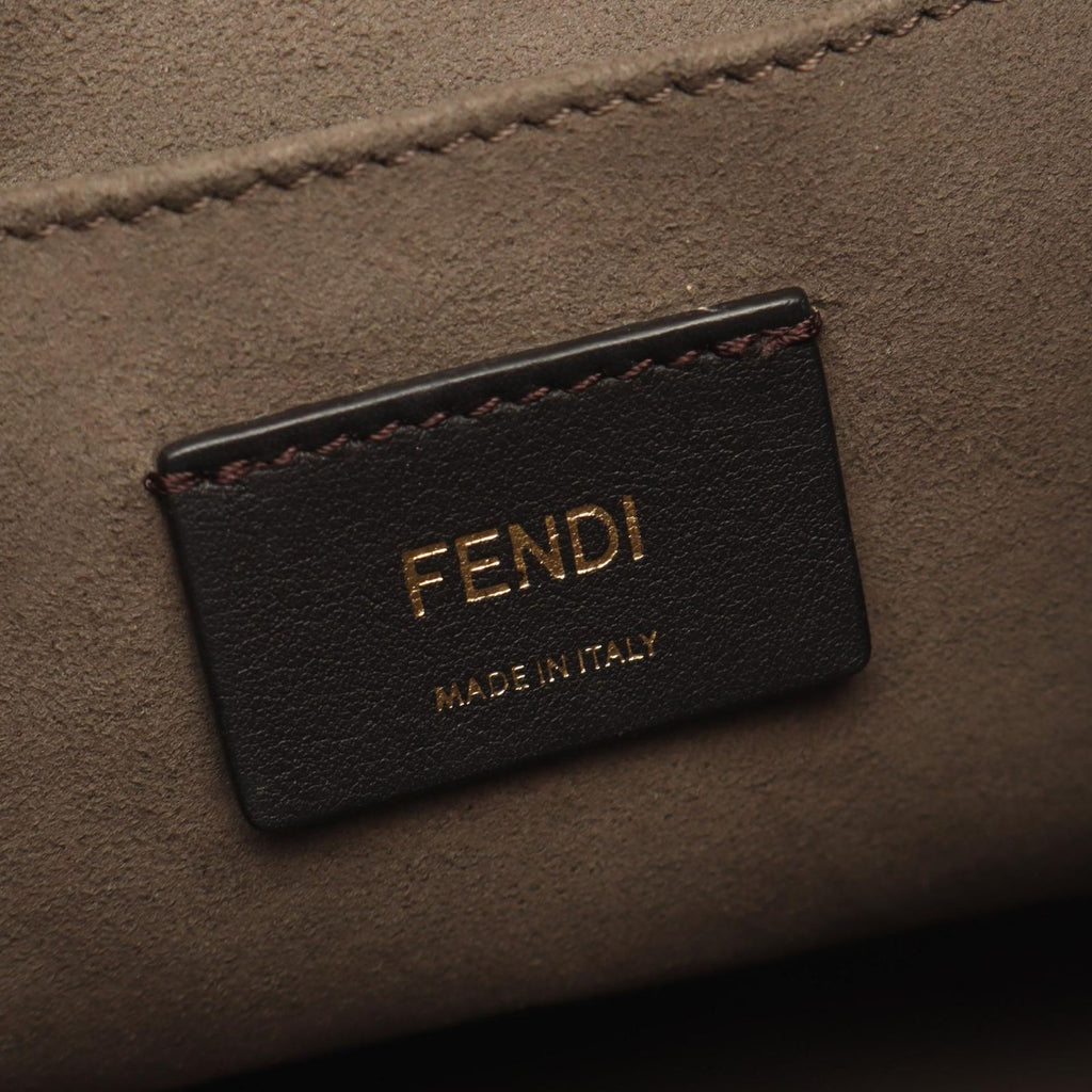 Fendi Shoulder Bag Montresor Drawstring Black Leather — view 4