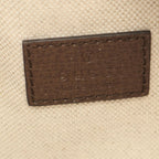 Gucci Shoulder Bag Jumbo GG Beige Brown Green Canvas Leather — view 4