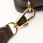Gucci Shoulder Bag Jumbo GG Beige Brown Green Canvas Leather — view 7