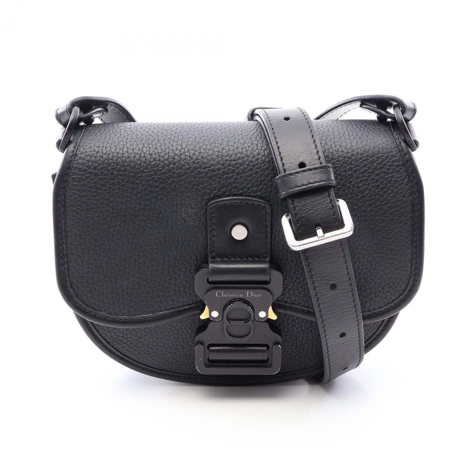 Dior Shoulder Bag Gallop Mini Black Leather