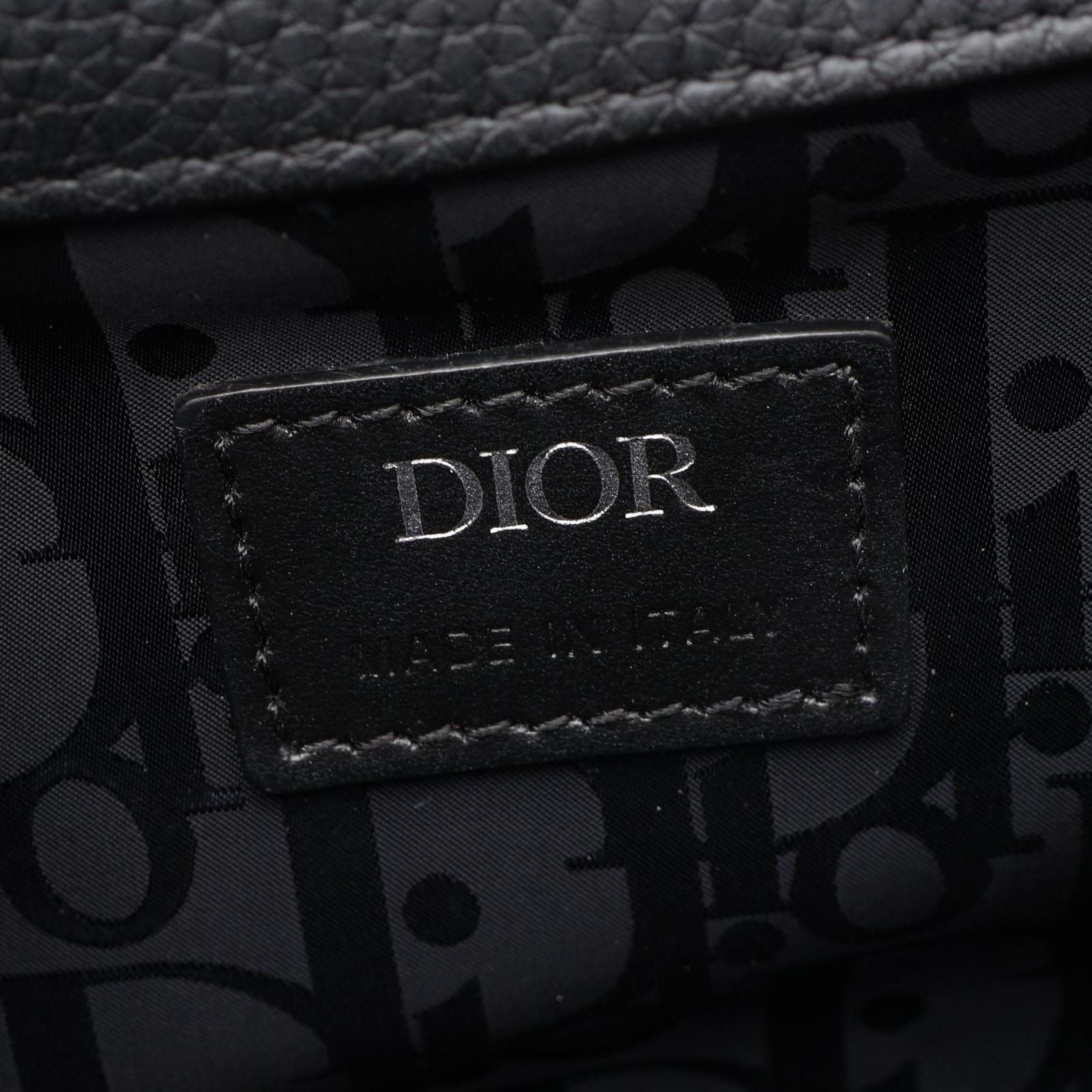 Dior Shoulder Bag Gallop Mini Black Leather — view 4