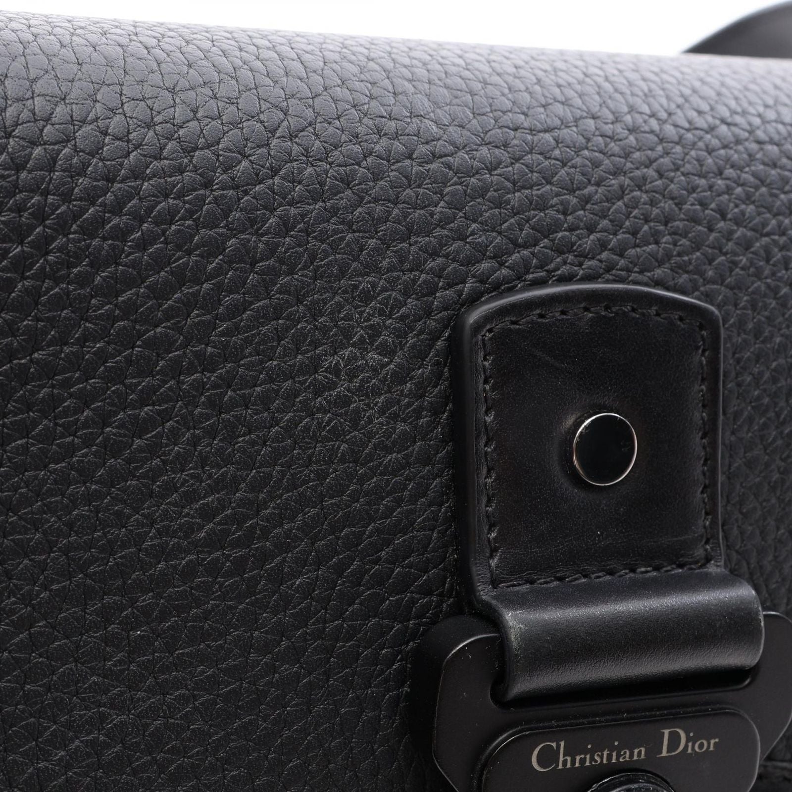 Dior Shoulder Bag Gallop Mini Black Leather — view 8