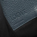 Loewe Hammock Small 2-Way Navy Leather Shoulder Bag — view 4