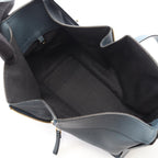 Loewe Hammock Small 2-Way Navy Leather Shoulder Bag — view 3
